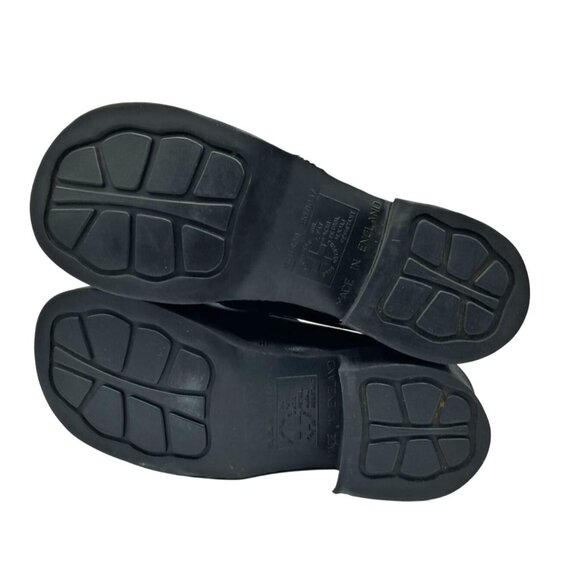 Dr Martens Platform Shoes Womens Size 8 8670 England Chunky Black Leather Loafer - Picture 6 of 14